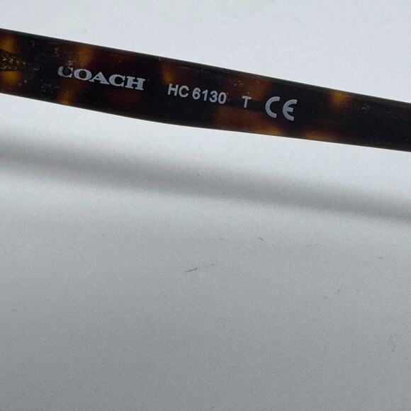 Coach Eyeglasses Frames Only HC6130 5446 52-19-140, Plastic H15949 - Picture 7 of 8
